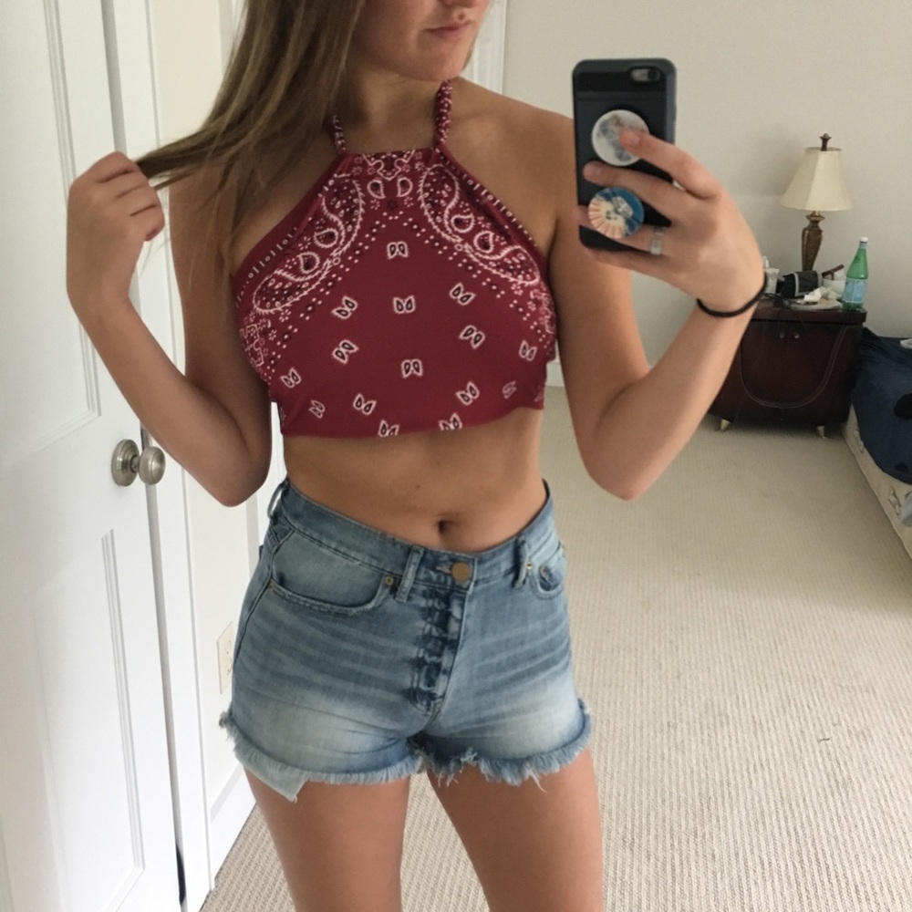 Paisley halterneck
